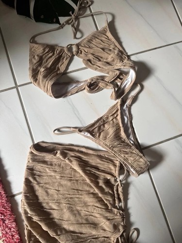 Damen bikini teilig bandeau - bikini, 3-teilig