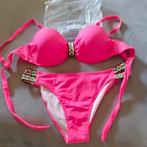 Damen bikini teilig rot gr - 2-teilig,