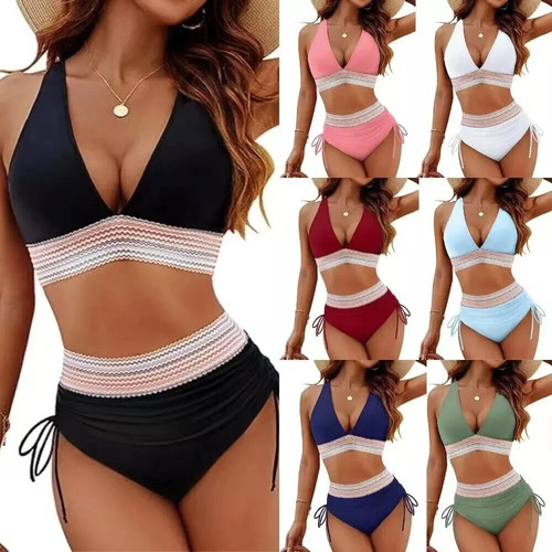 Damen bikini set hohe taille - set,
