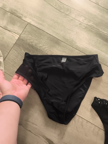 Schwarze bikinihose m - schwarze,