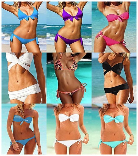 Sexy push bandeau bikini - bandeau,