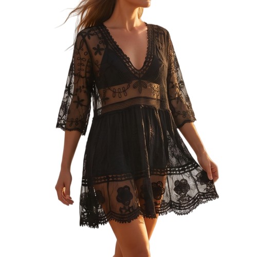 Strandkleid damen spitze - strandkleid,