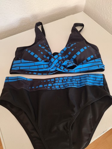 Bikini,schwarz/blau,neu,Gr